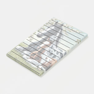 Pferde, die sich zwischen lebendigen Blume und Pfl Post-it Klebezettel