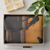 Pferde, die Sunset Beach Decoupage Tissue betreibe Seidenpapier (Geschenk)