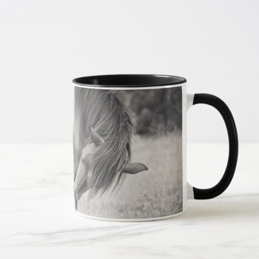 Pferde, die Tasse küssen (Rechts)