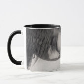 Pferde, die Tasse küssen (Links)