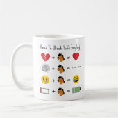 Pferde: Die ultimative Fix für alles! Kakao Kaffeetasse (Links)