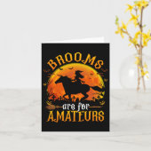 Pferde, die zu Halloween-Funny-Brüder sind, sind f Karte (Gelbe Blume)