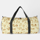 Pferde Duffle Bag (Rückseite)