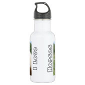 Pferde Edelstahlflasche (Rückseite)