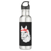 Pferde Edelstahlflasche (Vorderseite)