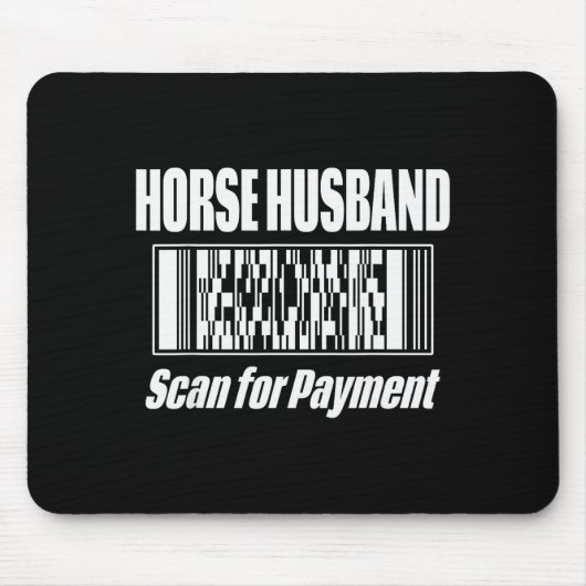 Pferde Ehemann Mousepad (Vorne)