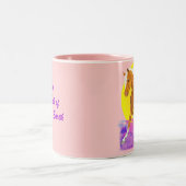 Pferde - eine Touch des Himmels auf Erde Zweifarbige Tasse (Mittel)