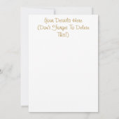 PFERDE EINLADUNG (Rückseite)