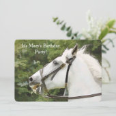 PFERDE EINLADUNG (Stehend Vorderseite)