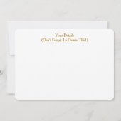 PFERDE EINLADUNG (Rückseite)