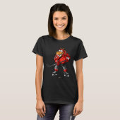 Pferde-Eishockey T-Shirt (Vorne ganz)