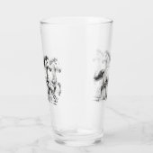 Pferde-Eleganz Glas (Rechts)