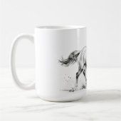 Pferde-Eleganz Kaffeetasse (Links)