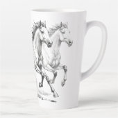 Pferde-Eleganz Milchtasse (Rechts)