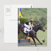 Pferde Eventing Postcard Postkarte (Vorne/Hinten)