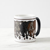 Pferde Farbmorph Tasse (VorderseiteRechts)