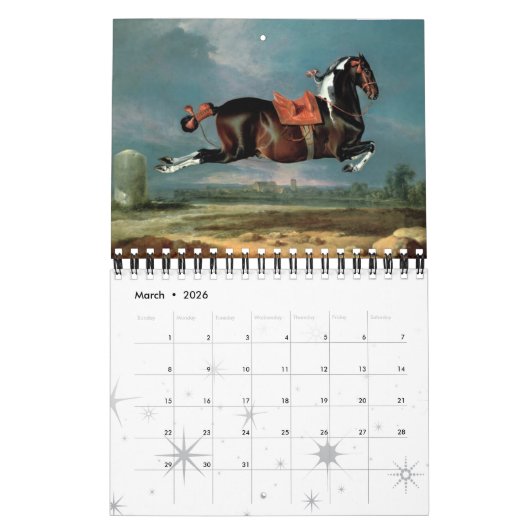 PFERDE FEINE KUNSTSAMMLUNGEN UND MALERUNGEN KALENDER (Mär 2026)