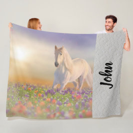 Pferde Fleece Blanket