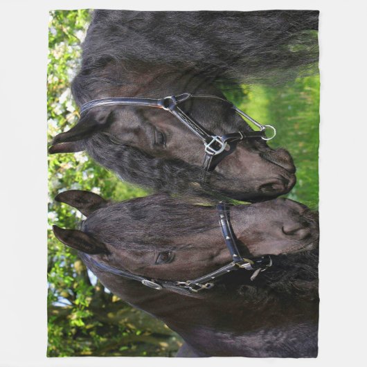 Pferde Fleecedecke (Vorderseite)