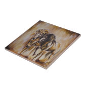 Pferde Fliese (Seite)