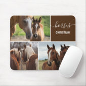 Pferde FotoCollage Custom Mouse Pad Mousepad (Mit Mouse)