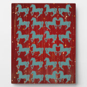 Pferde Fotoplatte (Vorderseite)