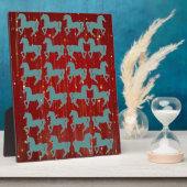 Pferde Fotoplatte (Seite)