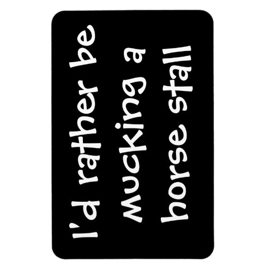 Pferde, frei, Muckstähle Magnet (Vertikal)