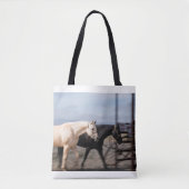 Pferde führen mit Pferden Tasche (Vorderseite)