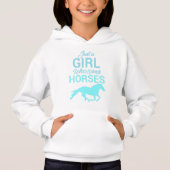 Pferde Gallop Ein perfektes Wochenende in Liebe Hoodie (Vorderseite)