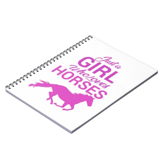 Pferde Gallop Ein perfektes Wochenende in Liebe Notizblock (Linke Seite)