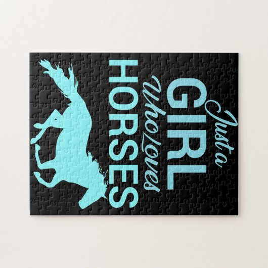 Pferde Gallop Ein perfektes Wochenende in Liebe Puzzle (Horizontal)