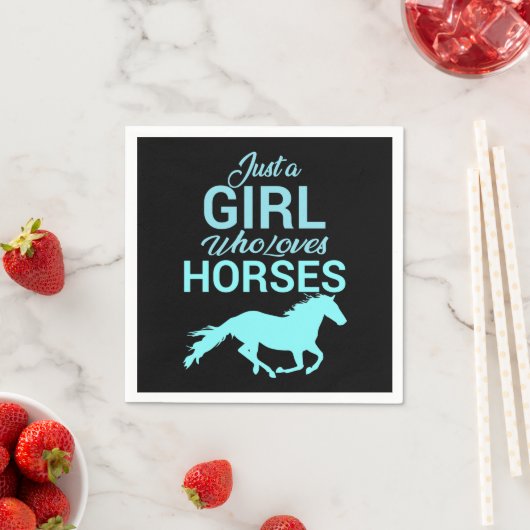 Pferde Gallop Ein perfektes Wochenende in Liebe Serviette (Beispiel)