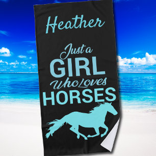 Pferde Gallop Ein perfektes Wochenende in Liebe Strandtuch
