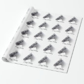 Pferde Geburtstag Geschenkpapier (Ungerollt)