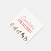 Pferde-Geburtstag-Pony-Party-Servietten Serviette (Ecke)
