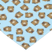 Pferde Geburtstagsfeier Blau Tischdecke (Schrägansicht)