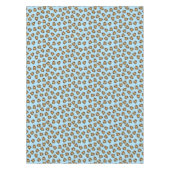 Pferde Geburtstagsfeier Blau Tischdecke (Vorderseite)