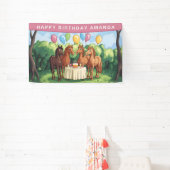 Pferde Geburtstagsparty Banner (InSitu)