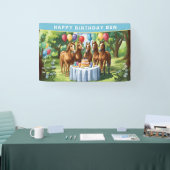 Pferde Geburtstagsparty Banner (Messe)