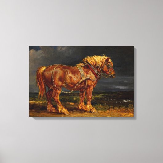 "Pferde" Gemälde von James Ward Leinwanddruck (Vorderseite)