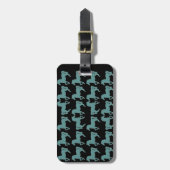 Pferde Gepäckanhänger (Vorderseite vertikal)