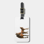 Pferde Gepäckanhänger (Vorderseite vertikal)