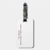 PFERDE GEPÄCKANHÄNGER (Rückseite vertikal)