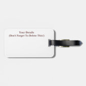 PFERDE GEPÄCKANHÄNGER (Rückseite horizontal)