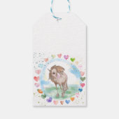 Pferde Geschenkanhänger für Pferdemädchen (Rückseite)