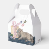 Pferde- Geschenkbox- Weihnachtsmotiv mit Pferd Geschenkschachtel (Vorderseite)