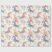 Pferde Geschenkpapier (Flach)