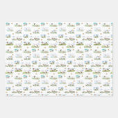 Pferde Geschenkpapier für Pferdemädchen Set (Vorderseite 3)
