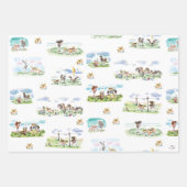 Pferde Geschenkpapier für Pferdemädchen Set (Vorderseite 2)